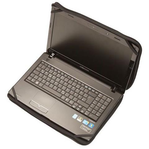Custodia per Notebook in Poliestere fino a 15.6" Colore Nero - Foto 1
